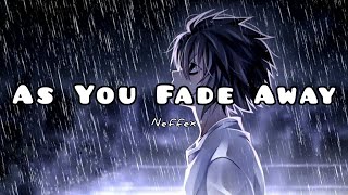 Neffex - As You Fade Away (Lyrics)