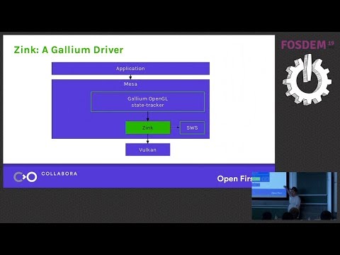 FOSDEM 2019 | Zink: OpenGL on Vulkan