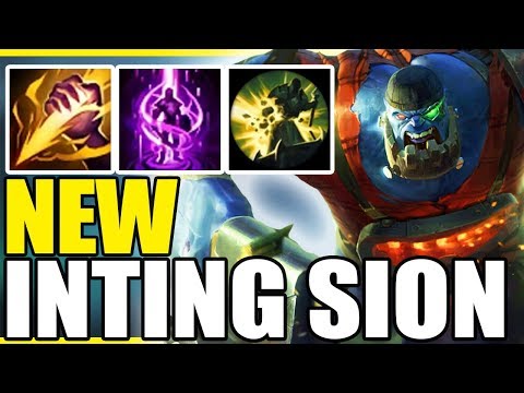 NEW INTING SION STRATEGY! SMITE SPLITPUSH SION TOP! *PART 1* | League of Legends