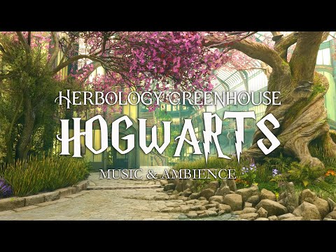 Hogwarts Legacy - Herbology Greenhouse at Hogwarts - Harry Potter Music & Ambience