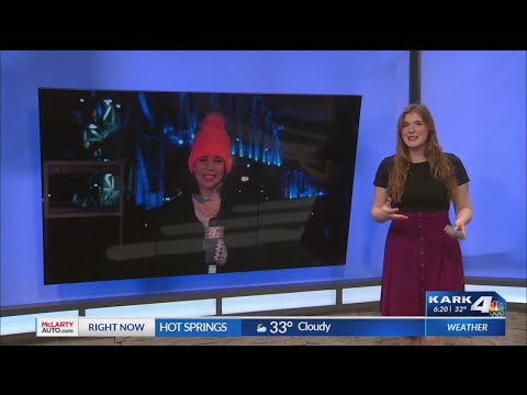 Snow falls in parts of Arkansas overnight, Monday morning- No snow in Little Rock yet