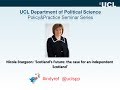 NICOLA STURGEON: Scotlands Future: the case for.