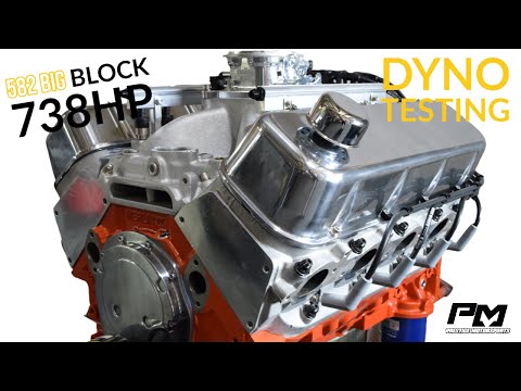 Will's 582 Big Block Chevy on the Dyno at Prestige Motorsports - 738HP 660TQ