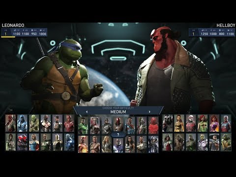 PS4　Injustice 2 Legendary Edition　TMNT　VS　Hellboy