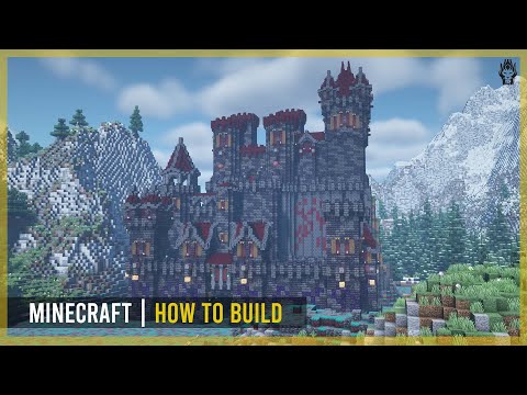 Minecraft How to Build a Dark Castle (Tutorial)