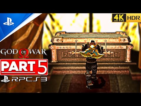 (RPCS3) GOD OF WAR 1 Gameplay Playthrough Part 5 Blades of Athena [4K 60FPS HDR] - No Commentary