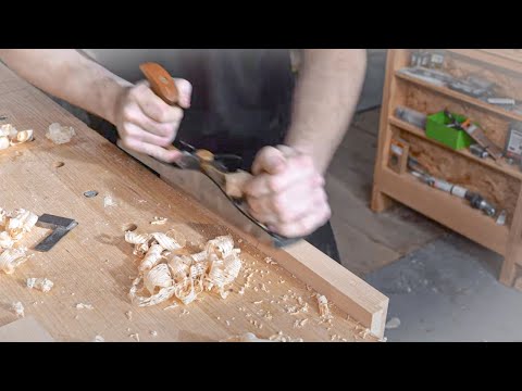 How To Edge Joint Panels by Hand | The Cabinet Project #1 | Free Online Woodworking School