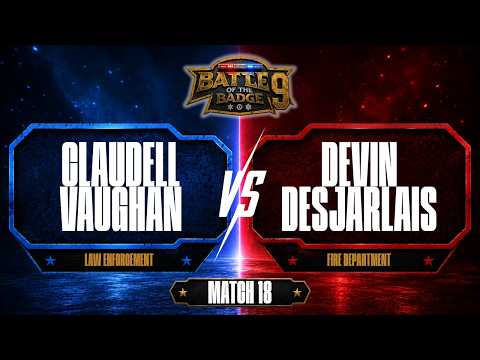 Claudell Vaughan vs Devin DesJarlais Battle of the Badge 9 Sacramento