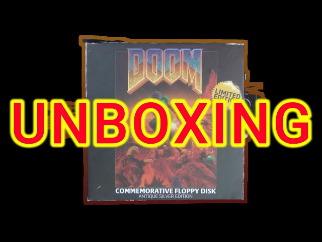 Vídeo relacionado con DOOM Floppy Disk Limited Edition, 45 x 45 mm, Metal Caucho