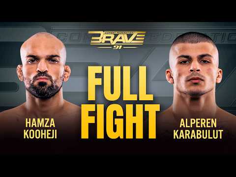 Hamza Kooheji vs Alperen Karabulut | BRAVE CF 91 | Full MMA Fight