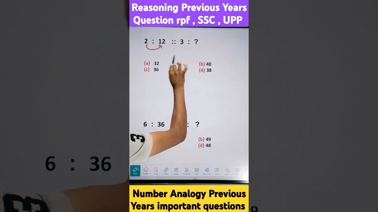 RPF SI 2024 || UP Police || Number Analogy || Reasoning Previous Years important Questions #rpfsi