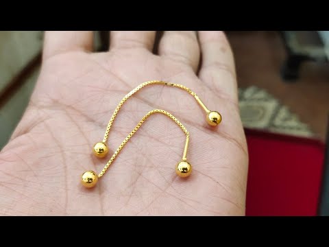 New Gold Sui Dhaga Earrings Designs with price 2021 @NVOrnaments