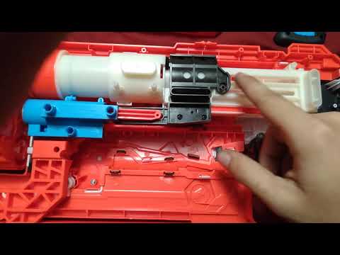 Nerf Mega XL BoomDozer internals