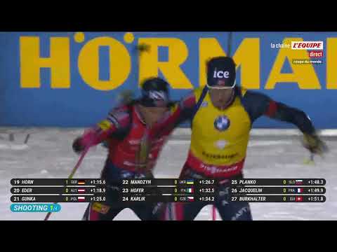 BIATHLON POURSUITE HOMMES OSTERSUND 07 12 2025