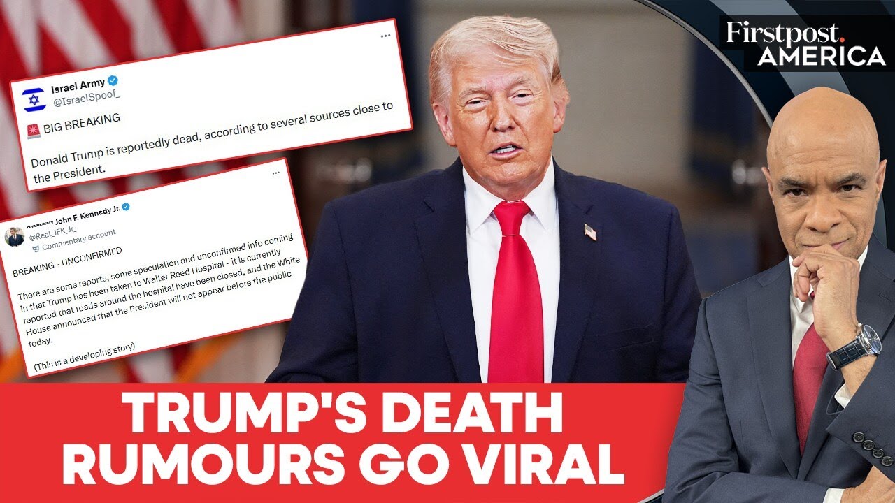Fact Check: Trump’s Death Rumours Flood X, White House Responds | Firstpost America | N18G