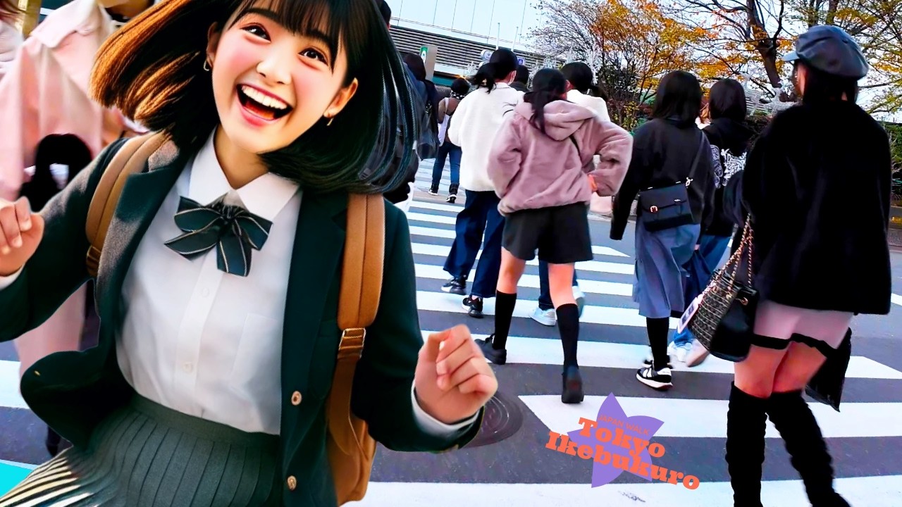 Tokyo Ikebukuro 🐶 Amusement Town ♪💖 4K Non-Stop 1 Hour