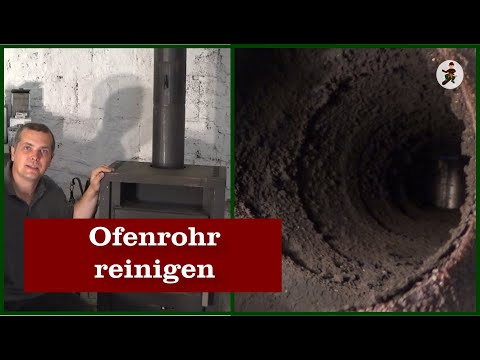 Ofenrohr reinigen beim Kaminofen