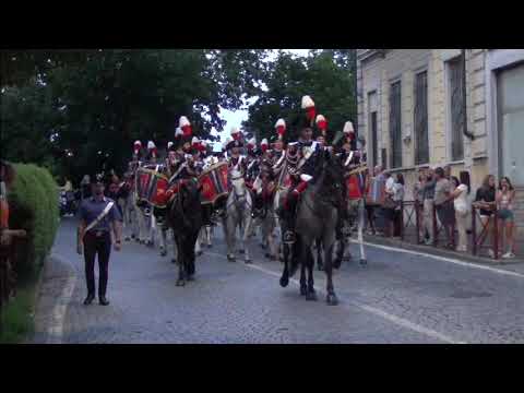 A #Ivrea la Fanfara #Carabinieri a Cavallo - #SanSavino 2023