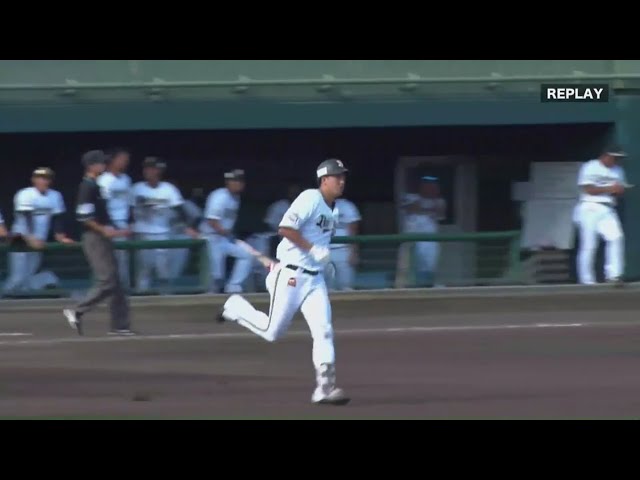 【ファーム】今度はパワー全開の一発!! バファローズ・杉本 バックスクリーンへのソロホームラン!! 2019/9/7 B-D(ファーム)