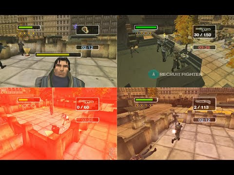 Freedom Fighters Gamecube 4 player VS Netplay 60fps