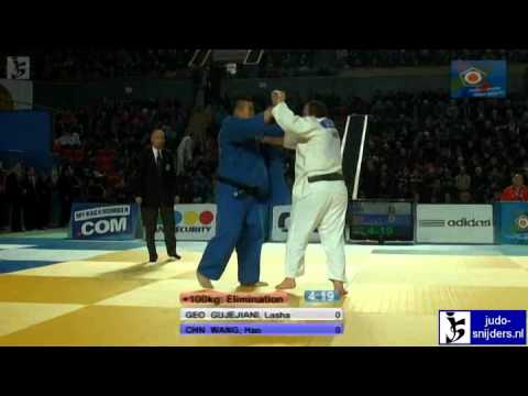Lasha Gujejiani (GEO) - Hao Wang (CHN) [+100kg]