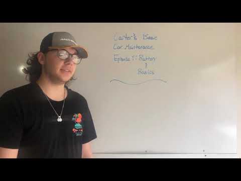 Carter's Basic Car Maintenance Episode 1:Battery and Basics