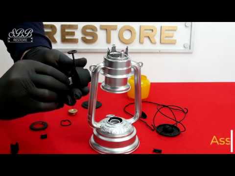 Rusty Oil Lamp Restoration