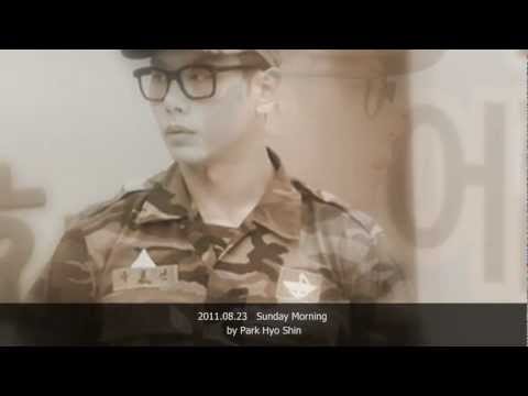 Park Hyo Shin 110823 Sunday Morning 박효신 위문열차