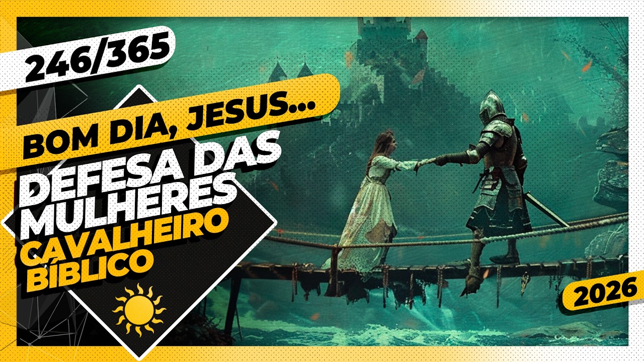 DEFESA DAS MULHERES: CAVALHEIRO BÍBLICO - Bom dia, Jesus! 246/365 (2026)