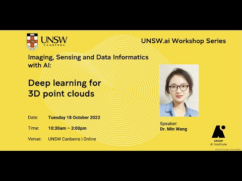Deep learning for 3D point clouds by Dr Min Wang  - UNSW.ai Workshop