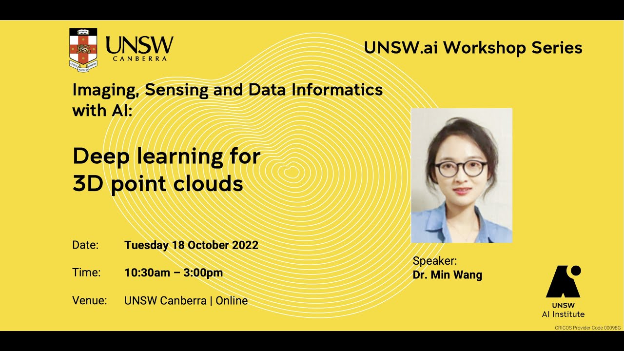Deep learning for 3D point clouds by Dr Min Wang  - UNSW.ai Workshop