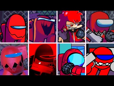 Sussus Moogus but everytime it's Red Impostor turn a Different Skin Mod is used - FNF