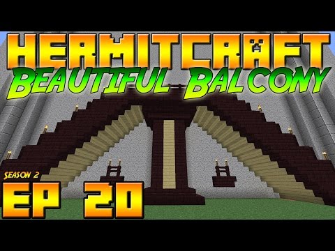 Minecraft Hermitcraft Vanilla - S2E20 - Beautiful Balcony