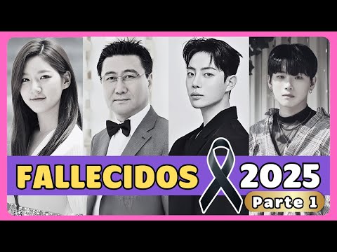 🖤 10 ACTORES COREANOS que FALLECIERON en 2025 (Primera Mitad del Año) | Descansen en Paz🙏🕊️