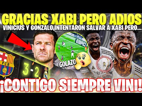 XABI, THANK YOU SO MUCH FOR TRYING, BUT GOODBYE 🤯 VINI SHINES AND PORTRAYS THE HATERS, BUT IT'S N...