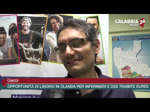 COSENZA: OPPORTUNITA' DI LAVORO IN OLANDA PER INFERMIERI E OSS TRAMITE EURES