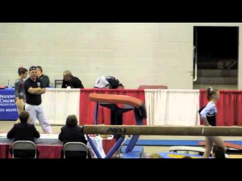 Hannah Level 9 Gymnastics Vault at Buckeye Classic 2012