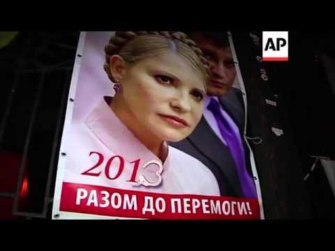 Thousands demonstrate to join EU; daughter of  Tymoshenko denied access to her