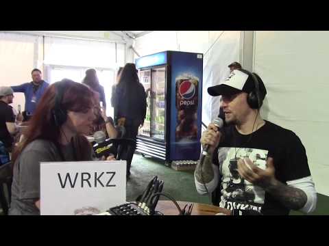 Ronni with Michael Poulsen of Volbeat