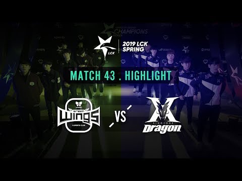 [2019 LCK SPRING] 0221 Match43 : JAG vs KZ Highlight