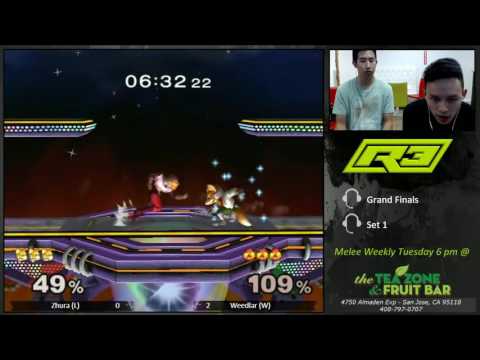 BM9 Grand Finals-  zhura (fox & captain falcon) v Weedlar (Sheik)