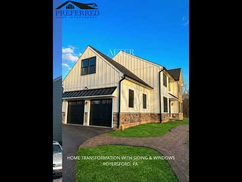 James Hardie® Arctic White Siding Transformation | Royersford, PA