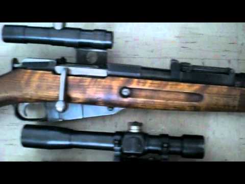 Mosin-Nagant Rifles M27 + M39 with Scopes (Finland)