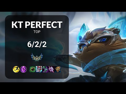 KT PerfecT Kennen vs Renekton TOP - KR CHALLENGER Patch 14.15