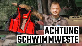 Was du beim Kauf einer Schwimmweste beachten solltest. Kajakguru/Hiko Aquatic PFD