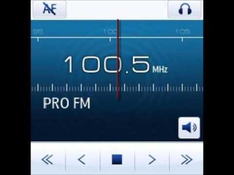 Pro FM Focsani-100,5 Fm (Receptionat in Panciu,Vrancea-94 km)