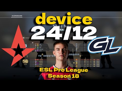 CSGO POV Astralis device (24/12) vs GamerLegion (Inferno) @ ESL Pro League Season 18