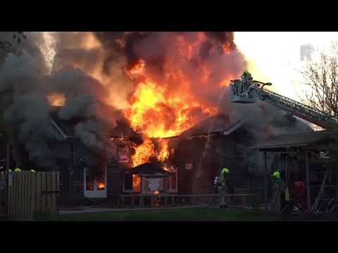 Outdoor Valley Bergschenhoek zwaar getroffen door brand
