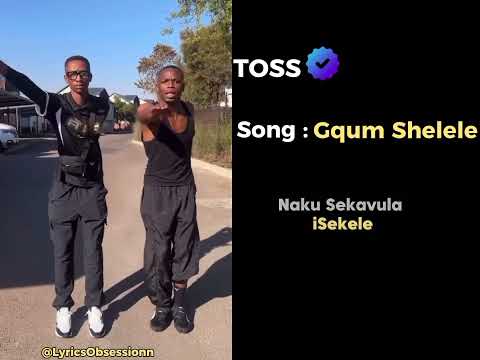 Toss & Scotts Maphuma Gqum Shelele DC by Dbn Gogo & KingP #toss #scottsmaphuma #lyricvideo #dbngogo 
