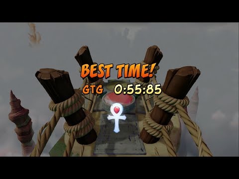 Crash Bandicoot - N. Sane Trilogy - Platinum Time Trial #12: Road To Nowhere - 55:85